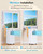 Quiet Air Conditioner with WiFi/App Control, 24H Timer, Dehumidifier, Fan, Cooling, Sleep Modes 4-in-1 AC Unit for Room with Window Kit, for Bedroom/Office, White