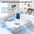 14,000BTU Inverter Energy-Saving 13.6 CEER Portable Air Conditioner & 4500 Sq. Ft. Dehumidifier for Basement with Drain Hose for Large Room