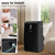 SereneLife 14,000 BTU Portable Air Conditioner -  Mini AC Unit for Rooms Up to 650 Sq. Ft., Window Kit Included, Rolling Wheels, Black