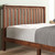 Zinus Vivek Wood Platform Bed Frame with Headboard, Solid Wood Foundation with Wood Slat Support, No Box Spring Needed