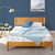 Zinus Allen Mid Century Wood Platform Bed Frame, Solid Wood Foundation, Wood Slat Support, No Box Spring Needed, Easy Assembly, Queen