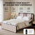 Fromann Queen Adjustable Bed Frame with Upholstered Headboard& Drawer | Zero Gravity, Memory Positions, Independent Head & Foot Incline