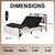 Fromann Queen Adjustable Bed Frame with Upholstered Headboard& Drawer | Zero Gravity, Memory Positions, Independent Head & Foot Incline
