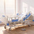 Premium 5 Function Full Electric ICU Hospital Bed with 4.7" Mattress for Home Use-17.7" - 29.5" Height Range-CPR One-Click Recovery-5" Casters