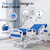 Premium Full Electric Hospital Bed for Home Use, 5 Function Medical Bed with 4.7” Foam Mattress, Height Adjustable