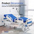 Premium Full Electric Hospital Bed for Home Use, 5 Function Medical Bed with 4.7” Foam Mattress, Height Adjustable