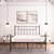 Golden Gate Beds Victorian Style Metal Platform Bed Frame with Antique Wrought Iron-Art Headboard and Footboard, Queen Size, Black Finish