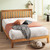 Zinus Alexia Wood Platform Bed Frame with headboard, Solid Wood Foundation with Wood Slat Support, No Box Spring Needed, Easy Assembly, Rustic Pine, Queen