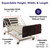 Ultra Wide Adjustable Hospital Bed with 42" Foam Mattress - 14"-30" Height Range, 36”-42”-48” Width Range, 80”-88” Length Range -Full Electric Bariatric Medical Bed