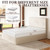 Sismplly Queen Size Cloud Bed Frame with 47" Tall Headboard, Velvet Upholstered Platform Bed with Thickened Sides & Footboard