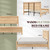 AMERLIFE Wood King Size Bed Frame with Headboard & Footboard, Modern Fluted Wooden Platform Bedframe with Rounded Safety Edges, Wood Slat Support