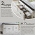Aitjunz Queen Size Wood Platform Bed Frame with 20" Tall Roman Column Decoration Footboard & 2 Large Storage Drawers, No Box Spring Needed (White)