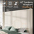 AMERLIFE King Size 62" Corduroy Upholstered Bed Frame, Luxurious Platform Bed with Extra Tall Wingback Headboard and Vertical Stripe