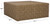 Norabelle Natural Woven Seagrass Coffee Table, Square Accent Table, Fully Assembled (CWK2025A)
