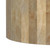 SIMPLIHOME Millbury Drum Coffee Table - 36 inch Wide Solid Mango Wood Round Living Room Table in Refined Natural