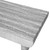 KEIKI 47" Coffee Table with Fluted Drawer, Oval Wood Coffee Table with Faux Marble Tabletop for Living Room or Office