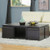 Baxton Studio Prescott 5-Piece Modern Table and Stool Set with Hidden Storage