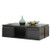 Baxton Studio Prescott 5-Piece Modern Table and Stool Set with Hidden Storage