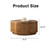 KEIKI 31.5" Round Coffee Table for Living Room, Flower-Shaped Rattan Coffee Table with Lift-Off Lid Storage
