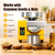 1800W Electric Oil Press Machine, Automatic Stainless Steel Oil Extractor with Adjustable Temperature