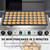 Commercial 50PCS Mini Dutch Pancake Maker 1900W, Adjustable Temp & Timer Control