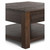 SIMPLIHOME Monroe Square Coffee Table - 38" Wide x 19" High Solid Acacia Wood Living Room Table in Distressed Charcoal Brown