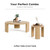 Furniture of America Carys Modern Solid Wood 2-Piece Coffee Table and End Table Set with Plinth Base for Home, Office