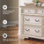 Realyn French Country 7 Drawer Dresser, Two-Tone Chipped White and Distressed Wood Finish