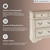 Realyn French Country 7 Drawer Dresser, Two-Tone Chipped White and Distressed Wood Finish