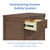 Delta Children Saint 4 Drawer Dresser with Changing Top and Interlocking Drawers, Teak Brown