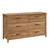 Sauder Cannery Bridge 6 Drawer Dresser Bedroom Dresser Chest of Drawers Wooden, in Sindoori Mango