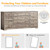 Garvee 12 Drawer Wooden Dressers for Bedroom, Grey Dresser for Adult Bedroom, Modern Wood Chest of Drawers for Living Room, Closet