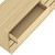 Modern 6 Drawer Dresser, 72" Wide Minimalist Contemporary Storage, Smooth-Glide Handle-Free Drawers, Natural Oak