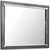Lodanna Contemporary 6-Drawer Dresser and Mirror with Tipping Restraint Package, Gray