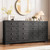 Garvee 12 Drawer Wooden Dressers for Bedroom, Black Dresser for Adult Bedroom, Modern Wood Chest of Drawers for Living Room