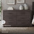 Prendonea 6 Drawer Dresser, Charcoal Gray, 59" W, Engineered Wood Construction, Dressers for Bedroom