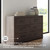 Prendonea 6 Drawer Dresser, Charcoal Gray, 59" W, Engineered Wood Construction, Dressers for Bedroom