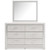 Altyra Modern Glam 6 Drawer Dresser, Assembled Bedroom Chest, Engineered Wood Construction, Smooth-Gliding Storage for Master Suites
