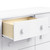 Davinci Sammy Scallop 6-Drawer Dresser in White