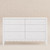 6-Drawer Assembled Dresser in White, Greenguard Gold Certified