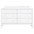 6-Drawer Assembled Dresser in White, Greenguard Gold Certified