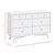 Babyletto Palma 7-Drawer Assembled Double Dresser in White, Greenguard Gold Certified