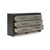 Ryderton Rustic 6-Drawer Dresser with Safety Stop, Black & Gray