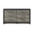 Ryderton Rustic 6-Drawer Dresser with Safety Stop, Black & Gray