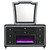Coaster Home Furnishings Lorient 8-Drawer LED Flame Box Dresser and Mirror Black 223163FBM