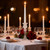 48 Pcs Clear Glass Taper Candle Holders Bulk, 2.5 Inch Small Candlestick Stands, Elegant Table Centerpieces for Wedding