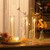 Teenyyou 24 Set Glass Hurricane Candle Holders Bulk 12.6" Open Ended Glass Candleholder Tube Shape Bottomless