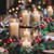 24 Pcs White Pillar Candles and Glass Cylinder Vases Clear Glass Pillar Candle Holders Hurricane Glass Candle Holders for Table Centerpieces Wedding