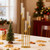 42.5in Gold Candelabra Centerpieces for Tables Candlestick Holders Decor Wedding Centerpiece Table Decorations 5 arm Candle Holder
