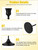 Black Taper Candle Holders 4 Sets(12 Pcs) - Tall Metal Candlestick Holders for Table Centerpiece, Formal Dinner